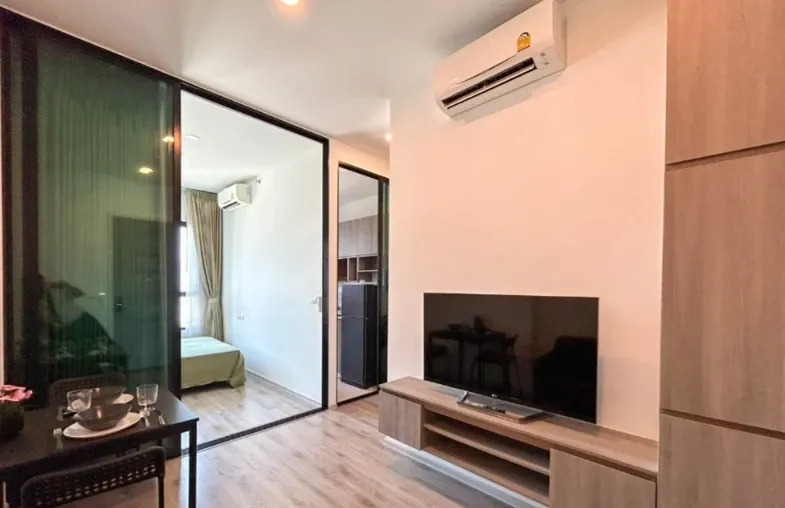 ให้เช่า Knightsbridge Collage Ramkhamhaeng ชั้น 17 ห้องแต่งครบ น่าอยู่ จองเลย