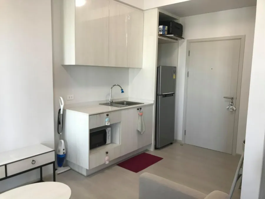 For sale Chapter One Shine, Bang Pho, 23rd floor, Chao Phraya River view. with full furniture and electrical appliances