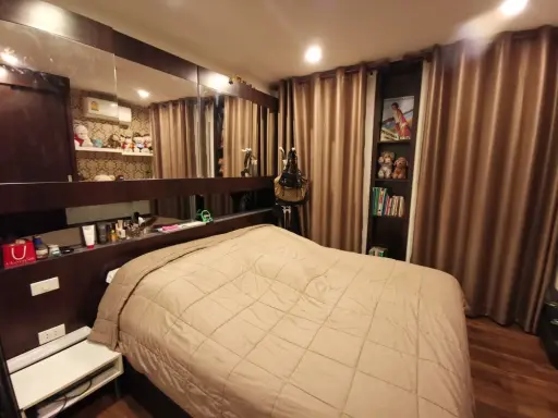 Condo for sale, PARC EXO PLUS Kaset-Nawamin, a livable room. With electrical appliances, hurry to book