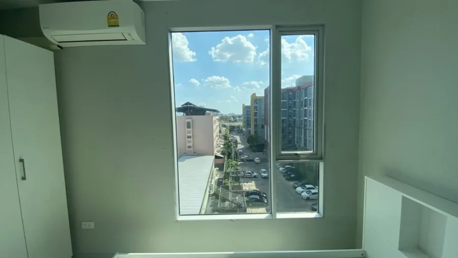 For rent Plum Condo รามคำแหง 60 Interchange ห้องหัวมุมไม่มีตึกบังวิว ราคาดีเวอร์ รีบมาจองเลย