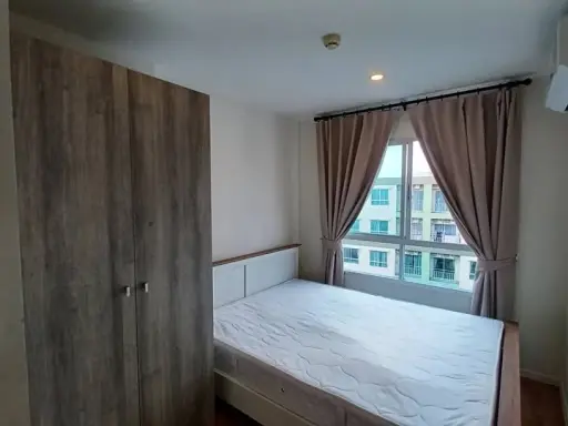 For rent: Lumpini Ville Phra Nang Klao-Riverview, ready to move in, fully furnished, good price, hurry and reserve now.