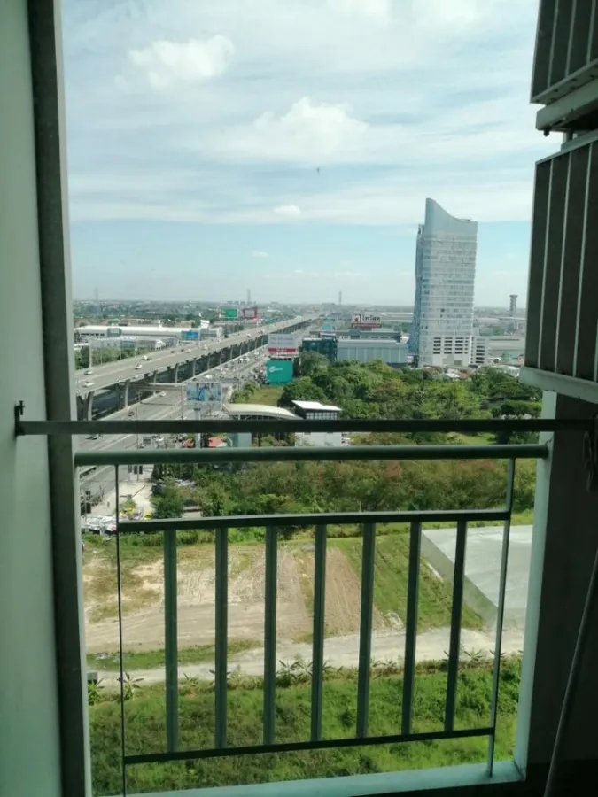 Condo for rent, Lumpini Mega City Bangna, Building A, 16th floor, swimming pool view, ready, do not wait, hurry to book now!