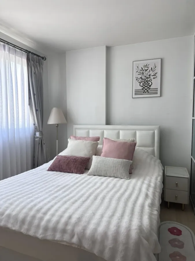 ให้เช่า D Condo Onnut-Suvarnabhumi ห้องกั้นแยกเป็นสัดส่วน แบ่งโซนชัดเจน ราคาอย่างโดน จองเลย