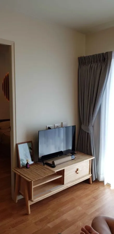Condo for rent, Lumpini Ville Suksawat-Rama 2, 26th floor, city view, minimalist style room, book now.