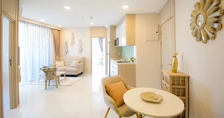 ขาย The Cloud Pattaya 1 ห้องนอน 1 ห้องน้ำ ติดวอลเปเปอร์อย่างดี เฟอร์นิเจอร์ครบครัน จองเลย