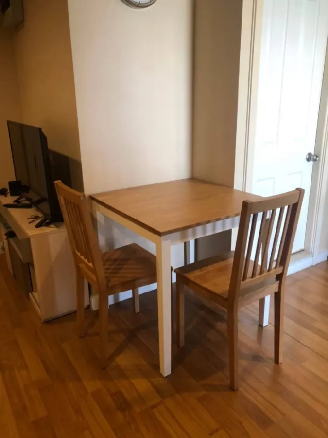 For rent, Lumpini Place Rama 9-Ratchada, very beautiful view, spacious room, not cramped, fully furnished, hurry and reserve before you miss out.