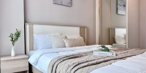 ให้เช่า Metro Luxe Riverfront Rattanathibet ตึก C ห้องสวย มีเฟอร์นิเจอร์อย่างดี พร้อมเข้าอยู่ !!