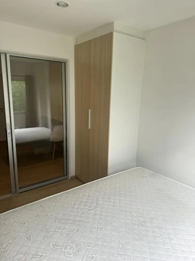 For rent: Sena Kith Chalong Krung-Ladkrabang, 2nd floor, garden view, partitioned room, fully furnished, reserve now, urgent.
