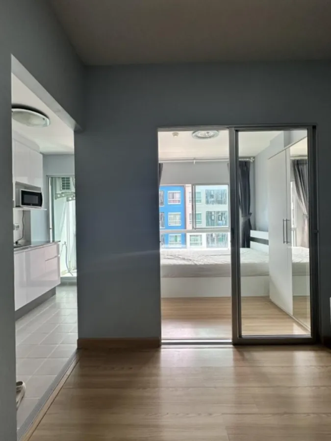 For rent: The Kith Lam Luk Ka Khlong 2 (Phase 2), 6th floor, complete with furniture and electrical appliances. Book now.