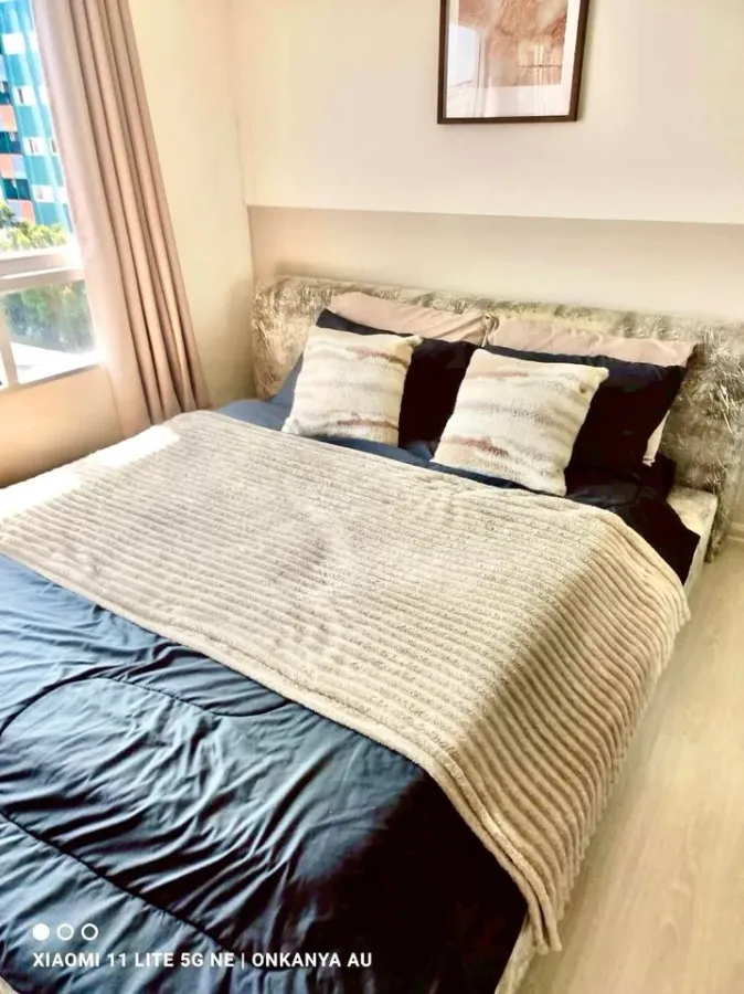 Plum Condo Extra Rama 2 for rent: 1 bedroom, 1 bathroom, fully furnished, great location. Just bring your bags and move in!
