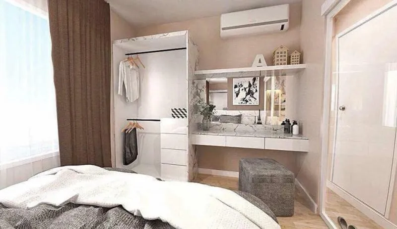 For rent Aspire Sathorn Thapra ห้องตกแต่งสวยหรู สีโทนขาวสะอาดตา เหมาะแก่การพักผ่อนในวันสบายๆ