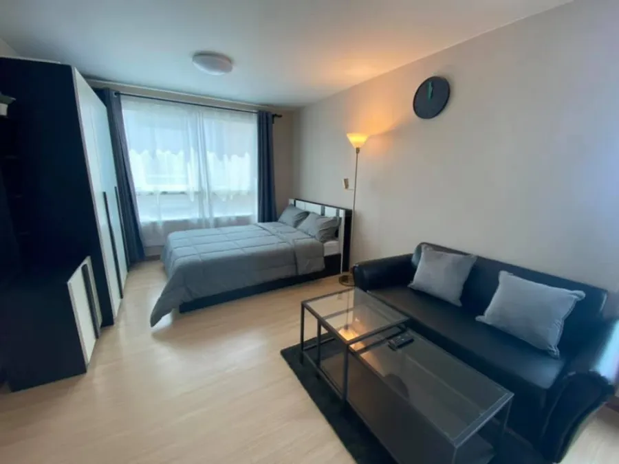 For rent, Plum Condo Phahon Yothin 89, Phase 1, private corner room, quiet, furniture in the room, carefully selected, urgently
