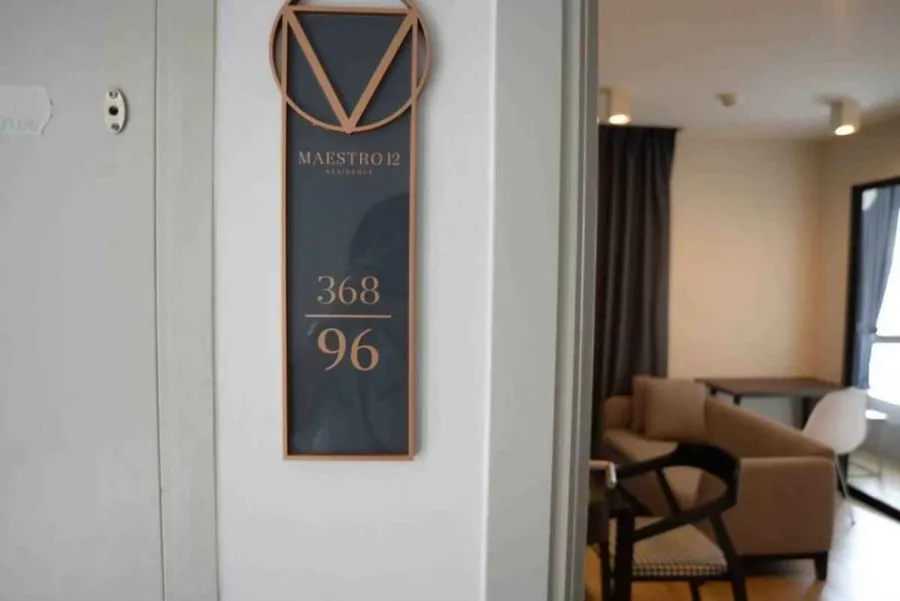 ให้เช่า มาเอสโตร 12 ชั้น 6 ห้องกว้าง อยู่สบาย มาพร้อมการตกแต่งที่ครบครัน จองเลย ด่วนๆ