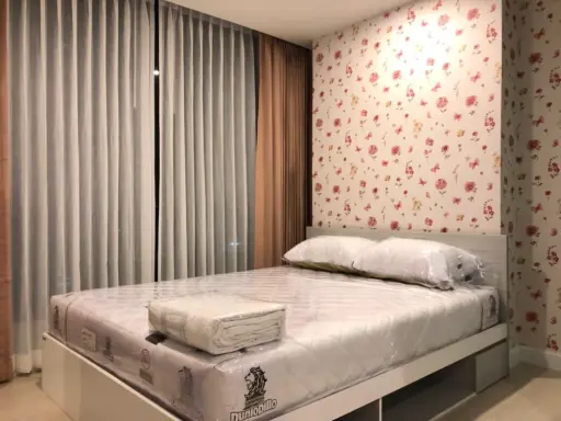 For rent The cube Nawamin-Raminthra ห้องน่าอยู่ ติดวอลเปเปอรือย่างดี ครบจบที่เดียว รีบเลย