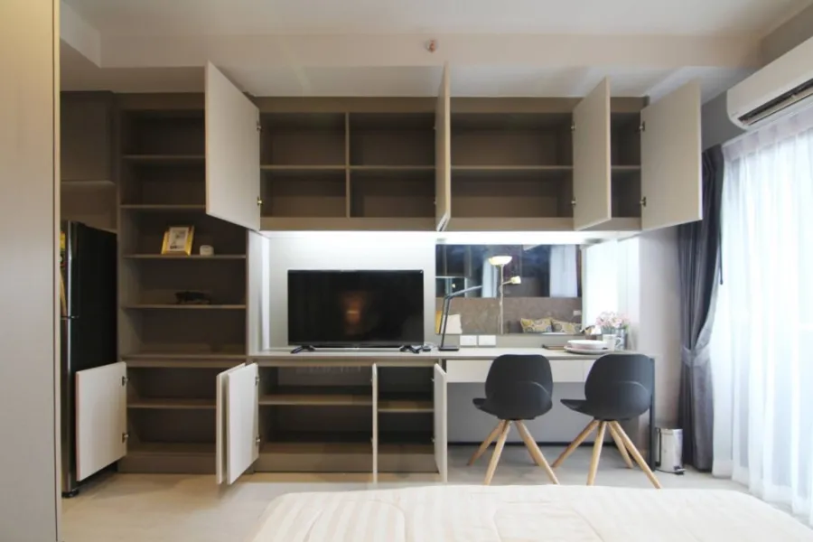 Condo for rent, Ideo Sukhumvit 93, built-in furniture and complete electrical appliances. Can't miss it anymore.