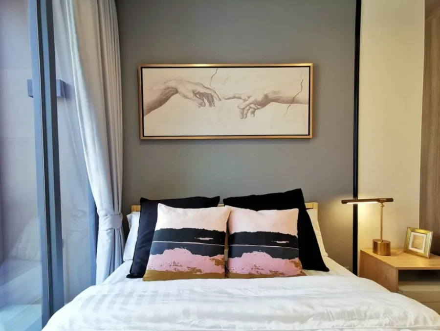 Sell and rent The Line Phahon-Pradiphat Beautiful decorated room in modern style Fully built-in, east, buy now