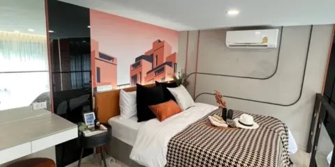 ขายดาวน์คอนโด โครงการ ออริจิ้น ปลั๊ก แอนด์ เพลย์ สิรินธร สเตชั่น 1 Bedroom Duo ชั้นสูง ราคาดี จองเลย
