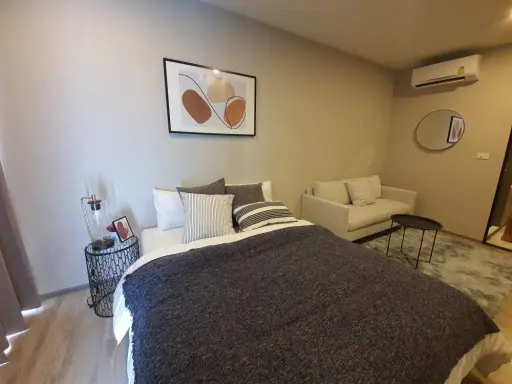 For rent, Knightsbridge Collage, Sukhumvit 107, complete electrical appliances, ready to move in. Don't miss it.