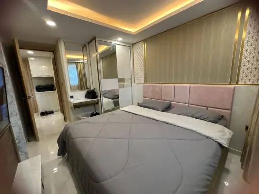 ให้เช่า Dusit Grand Park ห้องมุมน่าอยู่ ไม่สูง เฟอร์พร้อม จองเลย