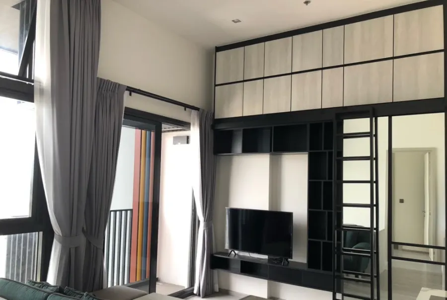 ให้เช่า The Line Sukhumvit 101 ชั้น 19 ห้องมุม แต่งครบ สนใจจองเลย
