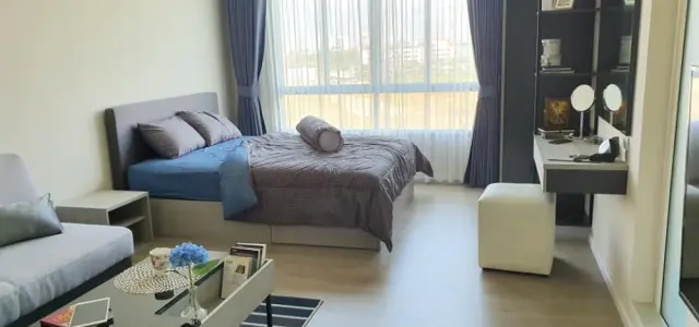 For Rent ดีคอนโด แคมปัสโดม รังสิต เฟส 3 ห้องสวยมากกก ตกแต่งพร้อมเฟอร์นิเจอร์ครบ ไม่จองเสียใจแทน images