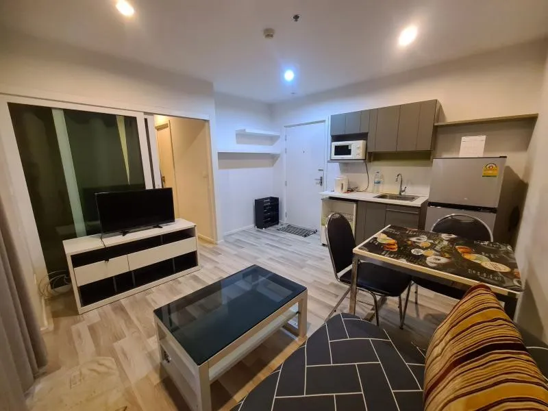 The room is beautiful! For rent, The Key Chaengwattana, beautiful view, private, fully furnished, you will regret it.