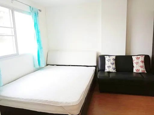 Let's come. Condo for rent, Lumpini, Township, Rangsit, Khlong 1, north window, beautiful view, cool breeze, don't miss it.