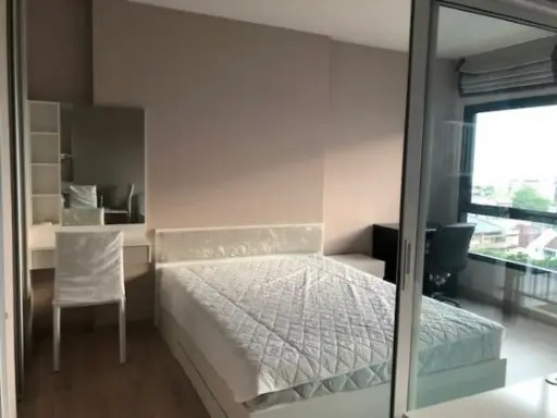 For rent, The Parkland Petchkasem-Thapra, 8th floor, good laminate flooring, very beautiful, livable, book now.