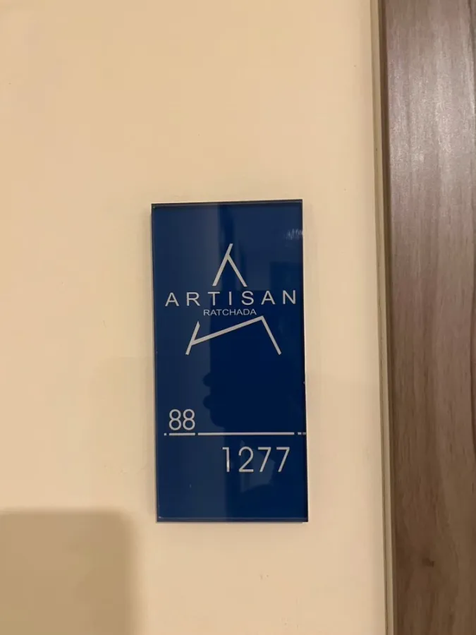 For sale, for rent!! Condo Artisan Ratchada, 27th floor, Building B, spacious room, open view, great atmosphere, hurry up and book now!!