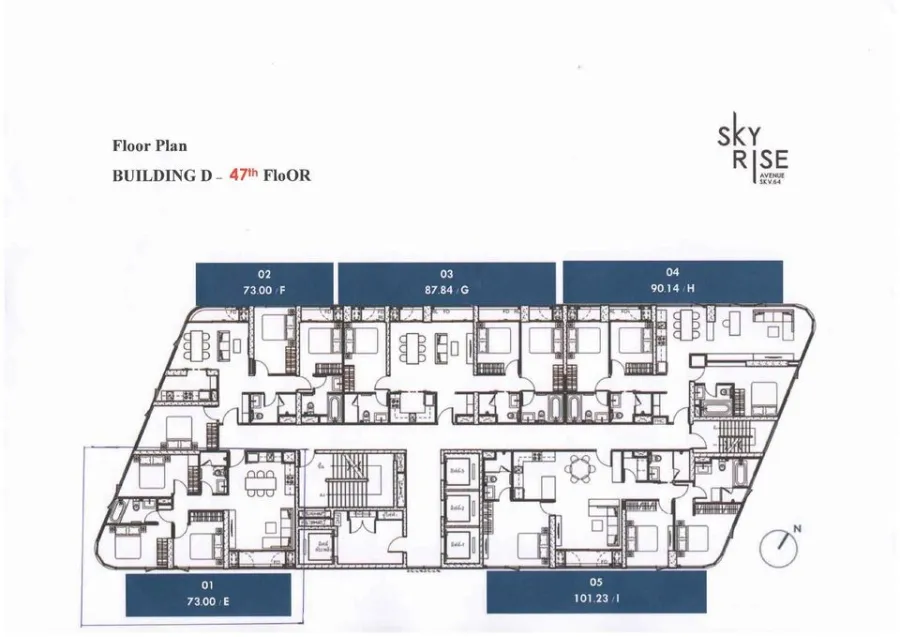 ขายดาวน์ สกายไรส์ อเวนิว สุขุมวิท 64 ห้อง Penthouse สวยมาก ห้องมุมเป็นส่วนตัวเวอร์ รีบจองก่อนพลาด