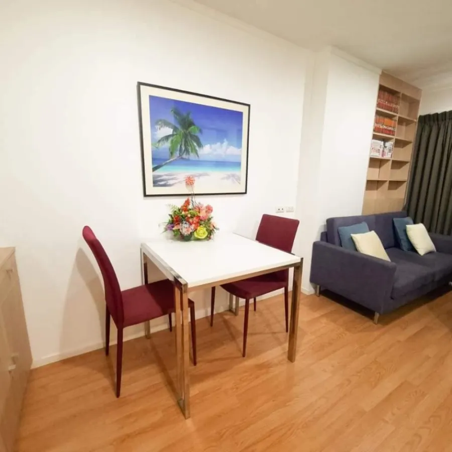 Condo for rent, Lumpini Ville, Sukhumvit 77, Building A2, 6th floor, fully furnished, ready to move in. Hurry up to reserve before it's gone!!