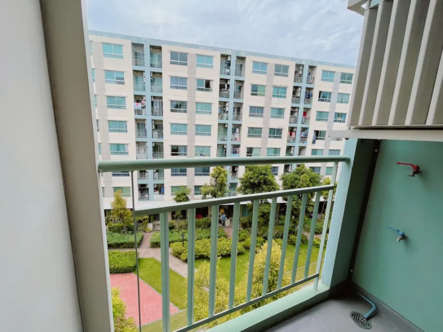 Sell / rent Condo Lumpini Ville On Nut - Phatthanakan, garden view, beautiful room, fully furnished, don't wait.