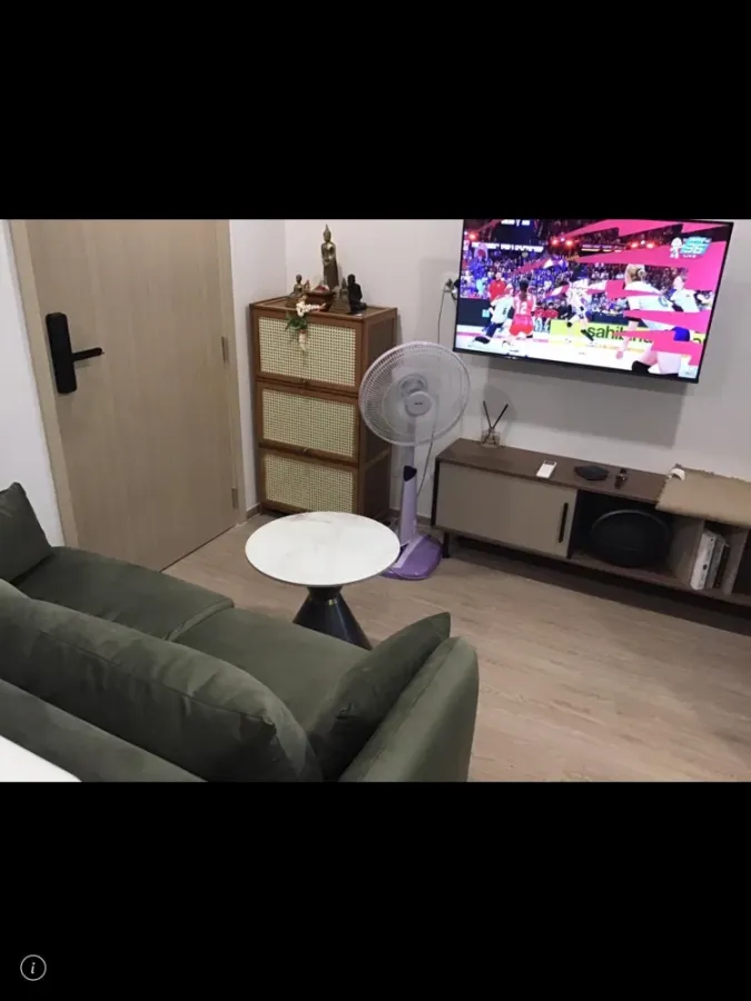 Condo for rent at Kos Ratchada 7, 3rd floor, beautiful room, fully furnished, ready to move in! Reserve now!!