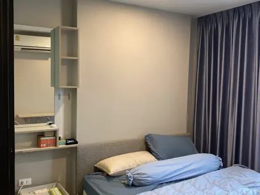 For rent: The Cube Station Ramintra 109, room size 30 sq m, 6th floor, fully furnished, very worth booking.