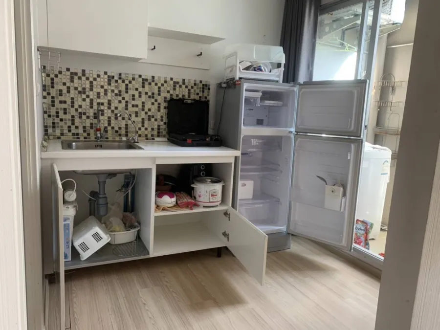 For rent, Plum Condo Lat Phrao 101, 4th floor, comes with complete decorations. Book now, don't miss it.