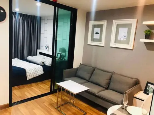 Condo for rent, Regent Home Sukhumvit 81, size 28 sq m, 7th floor, near BTS On Nut, complete convenience.