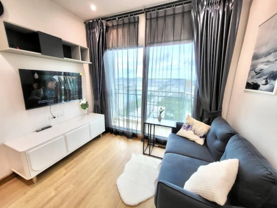 For rent Supalai Vista Sriracha - Laem Chabang Port Intersection, high floor room, open to the breeze all day, book now.