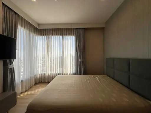For rent!! Condo M Chatuchak, 26th floor, Building A, beautiful room, fully furnished, ready to move in, don't miss it!!