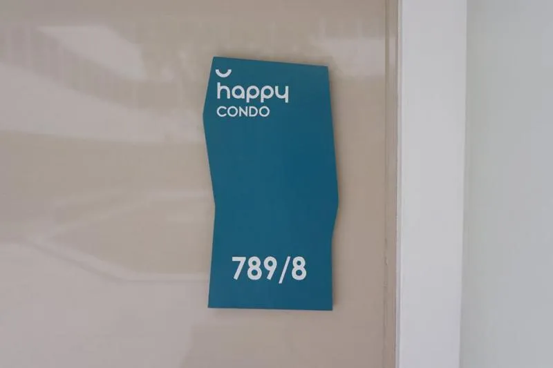 ให้เช่า Happy Condo Ladprao 101 ห้องสวย ระเบียงหันไปทางทิศตะวันออก พร้อมเฟอร์เเละเครื่องใช้ครบ