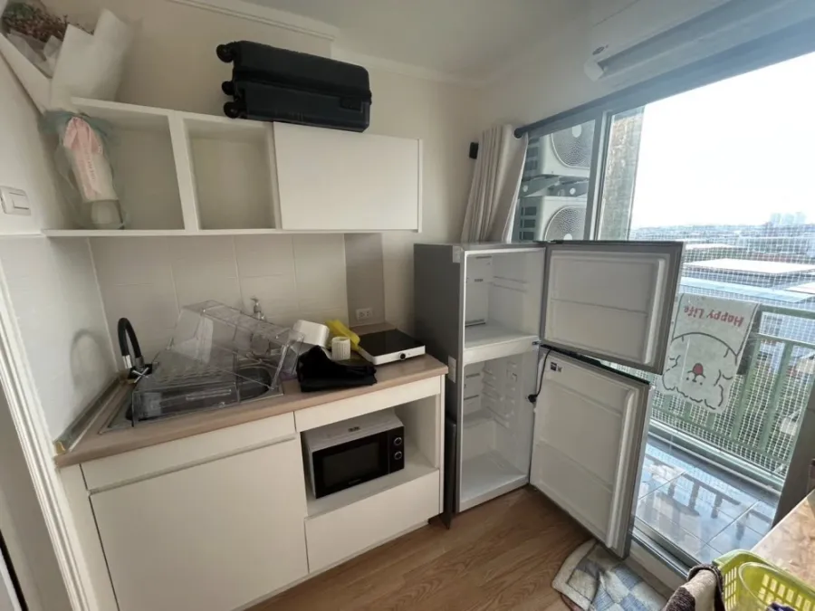 Condo for rent at Lumpini Ville Lasalle-Bearing. The unit is partitioned into separate, well-defined zones. Amazing price! Book now!