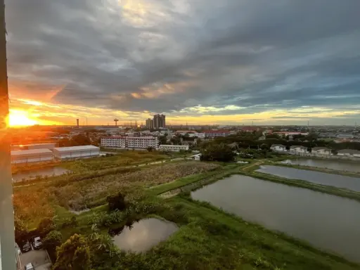 ให้เช่า ลุมพินี เมกะซิตี้ บางนา ชั้น 12 วิวโล่ง สบายตาสุดๆ เงียบสงบ เฟอร์ครบ มาแต่ตัวเข้าอยู่ได้เลย