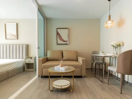 Condo for rent, Regent Home Bangna, furnished room, ready to move in, complete facilities, book now