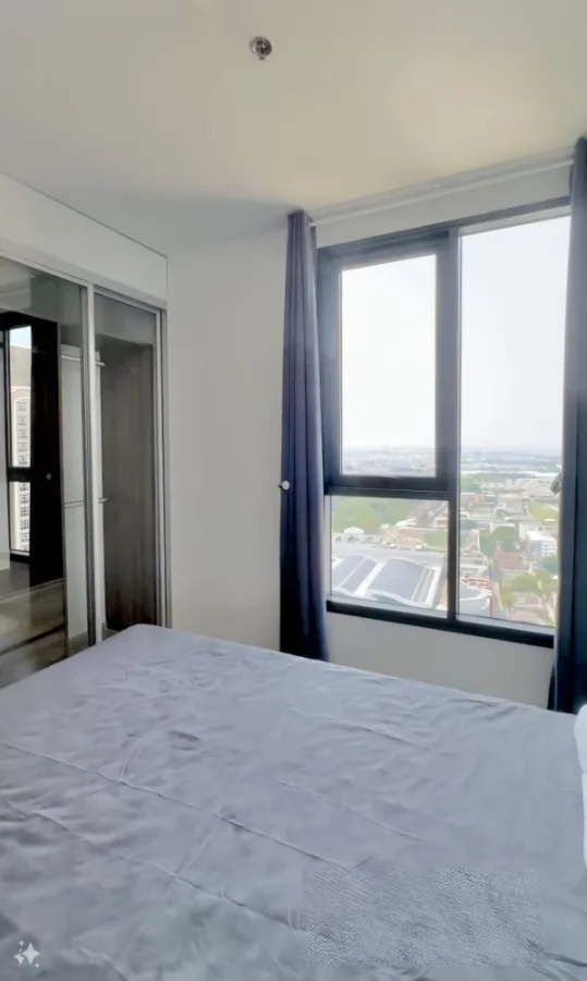 For sale, for rent, The Parkland Phetkasem, nice decorated room, high floor, beautiful city view. The atmosphere is very good. Book now.