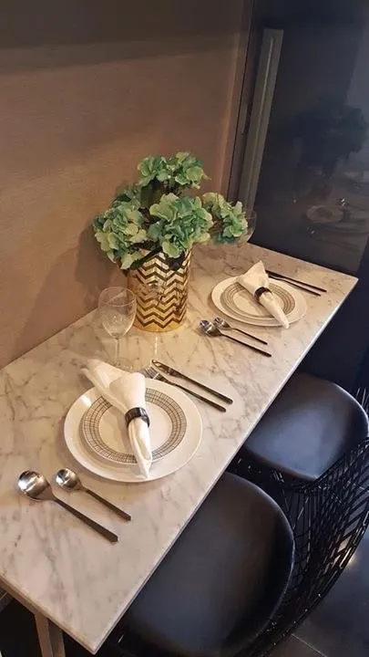 Condo for sale, The Line Chatuchak-Mochit, city view, complete furniture and electrical appliances, urgent.