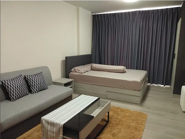 ห้องสวยพร้อมให้เช่ามาแล้วว 1นอน 1น้ำ วิวดี อากาศถ่ายเท เฟอร์ครบ ติดถนนเมนหลักเดินทางง่าย อย่าพลาดจ้า