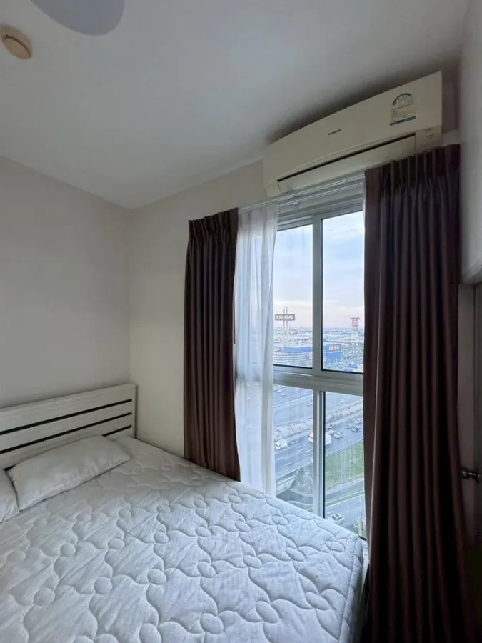 For rent: A Space Me Bangna, 1 bedroom, 1 bathroom, good location, convenient transportation, beautiful view, not blocked, reserve now.