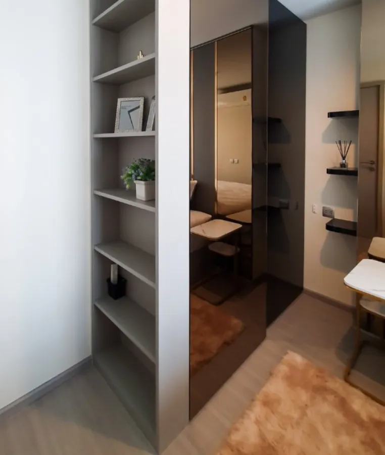 For rent Life Ladprao, perfectly decorated room, very livable, fully furnished and electrical appliances, book now