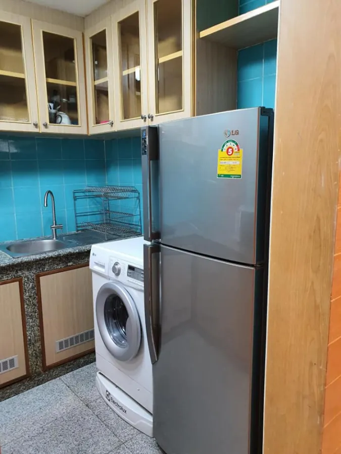For rent, Witthayu Complex, 2 bedrooms, 2 bathrooms, ready to move in, can raise pets** Convenient transportation, don't wait!!