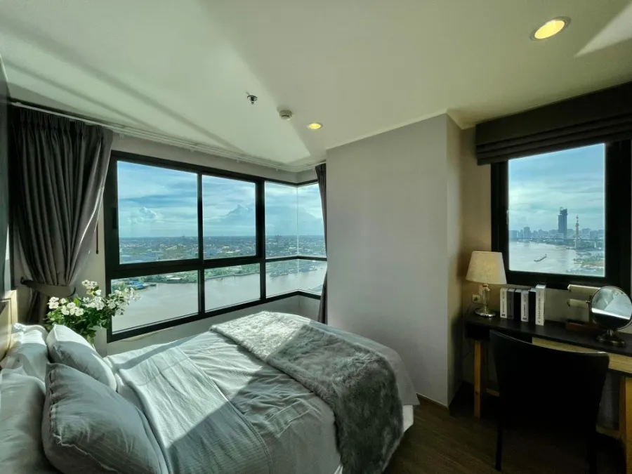 Condo for sale or rent U Delight Residence Riverfront Rama 3, 29th floor, good view, 2 bedrooms, ready to move in. Book now.