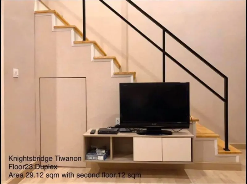 ให้เช่า Knightsbridge Tiwanon ชั้น 23 วิวสวยๆโปร่ง สบาย พร้อมชุดเฟอร์บิวท์อิน ไม่จองไม่ได้แล้วจ้า
